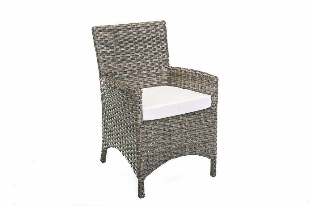 Bonita Collection- Oak Armed Dining Chair 24" x 25" x 35"