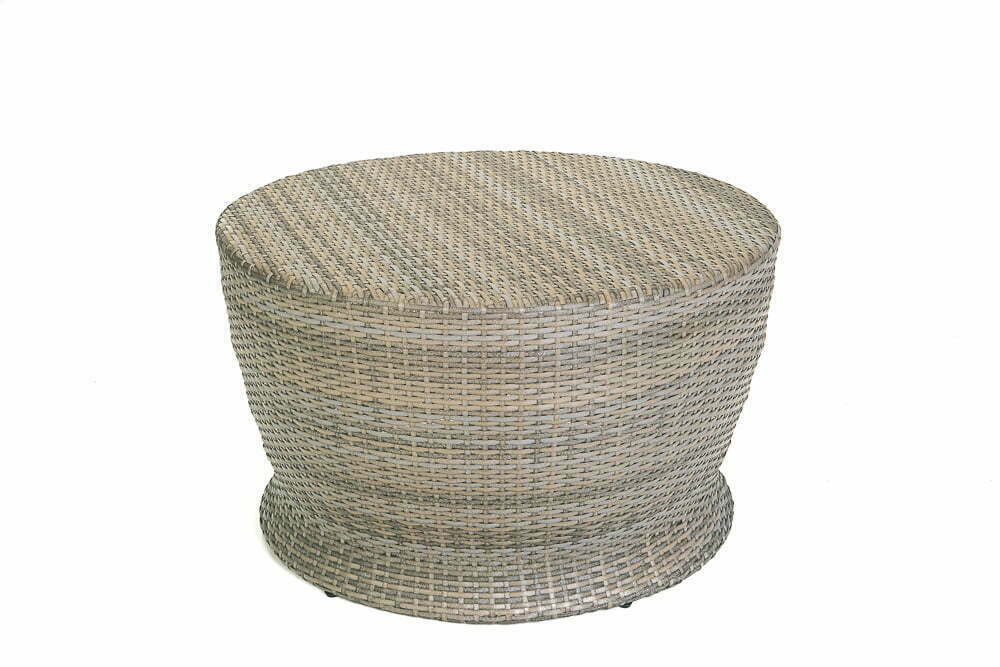 Bonita Collection Round Chat Table in Willow 34" x 34" x 25"