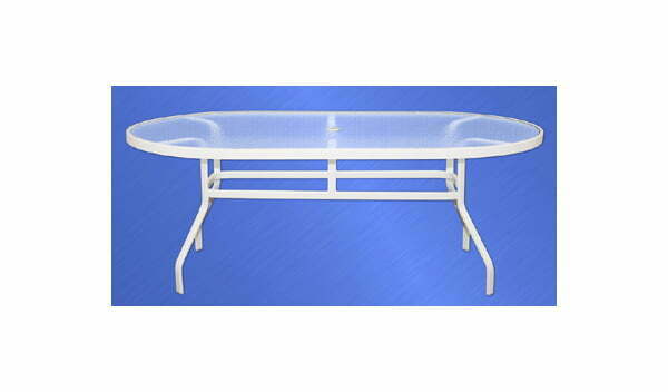 Aluminum Collection - 42"x 76" Dining Table