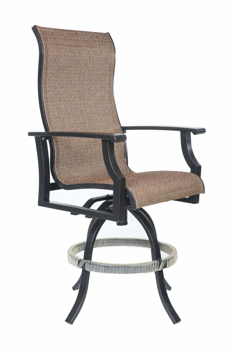 Counter Height Sling Chair — Beach House Patio Furniture
