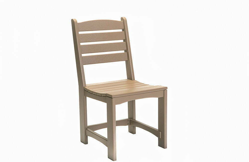 Armless Cafe Chair- Dining Height 17" x 21" x 35"