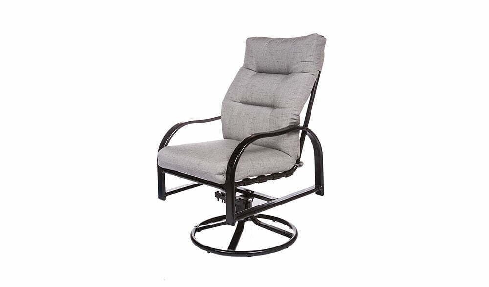 Kona Cushion Swivel Dining Chair 1 — Beach House Patio Furniture