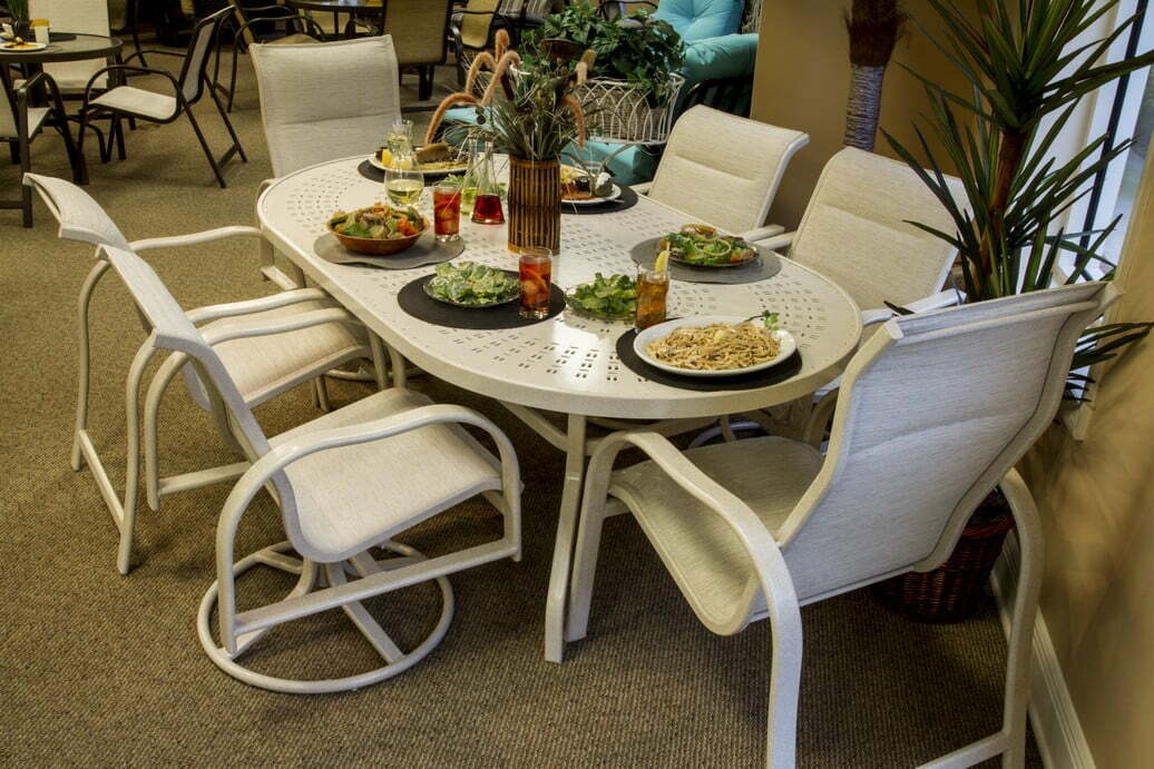Aluminum Collection - Kona Sling Dining Set