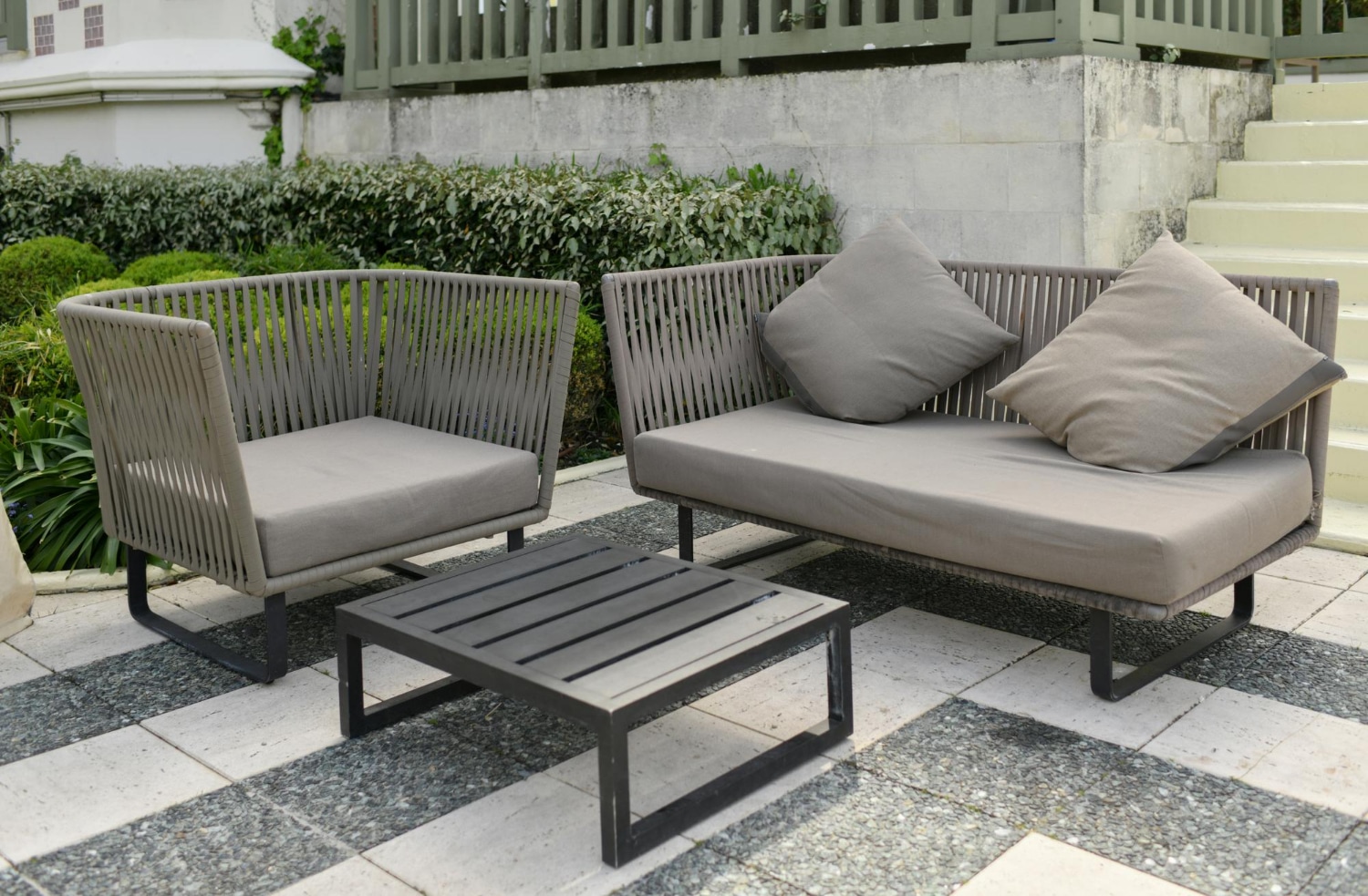 outdoor loveseat