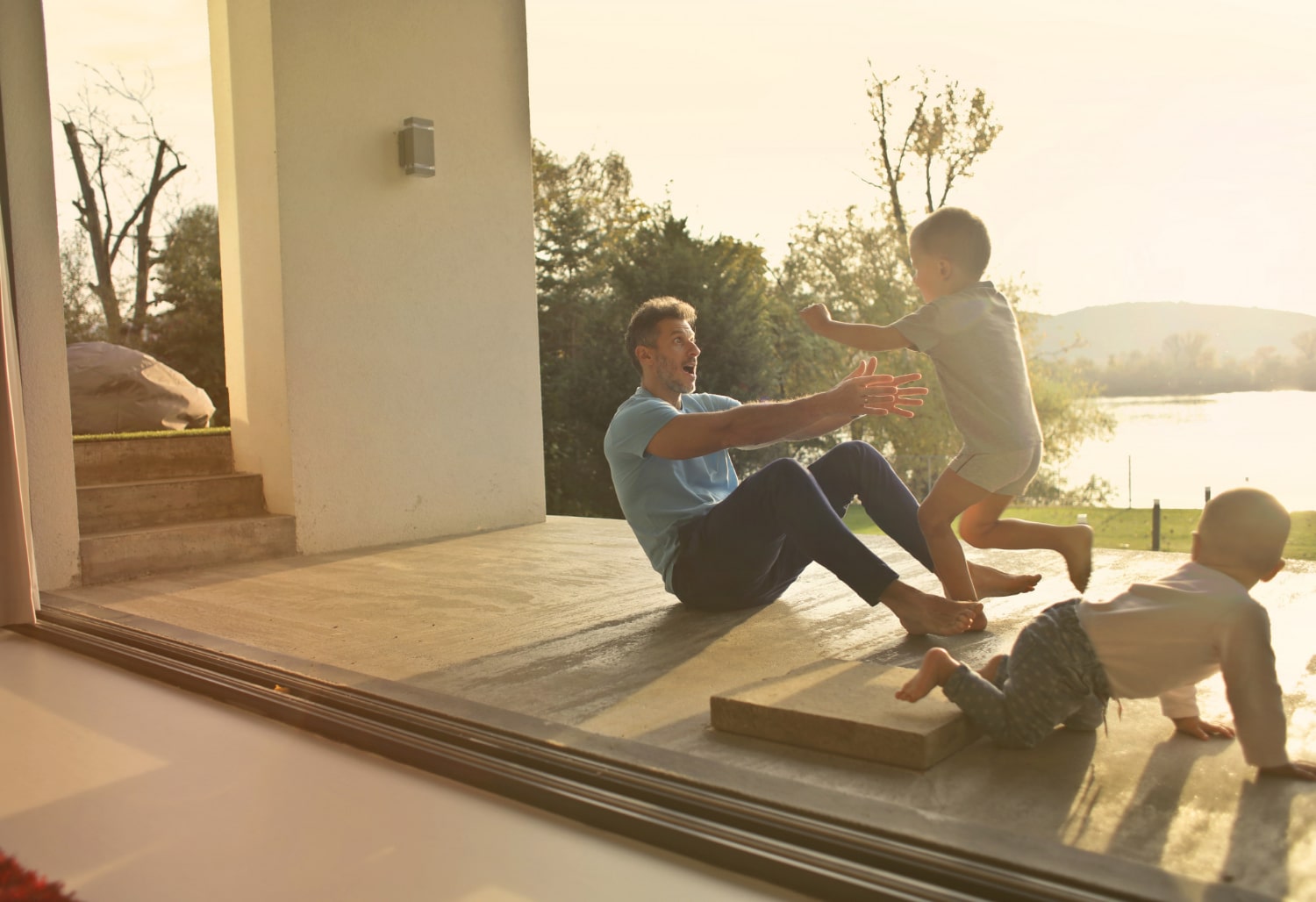 family-friendly patio