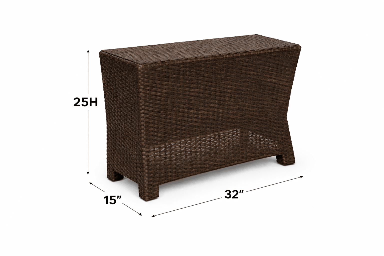Bonita Wedge End Table outdoor patio furniture