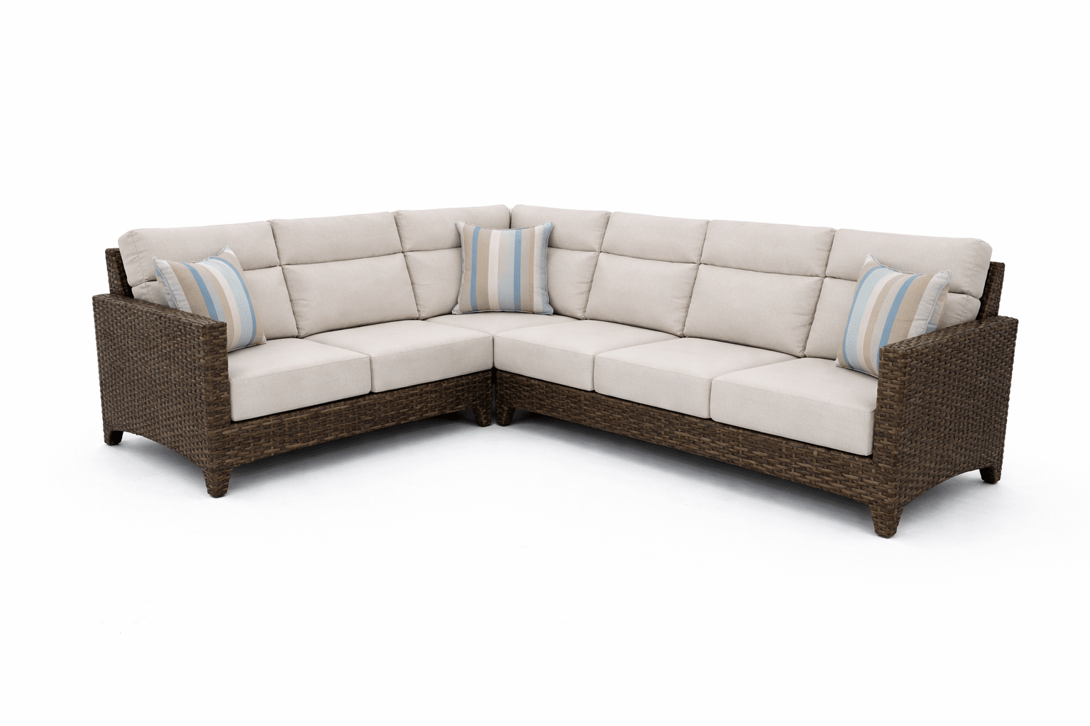 Grand Palm 6 Seat Sectional outdoor patio furniture